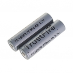 2 шт./лот TrustFire 18650 3.7 В 2500 мАч литиевых аккумуляторных батарей 18650 для фонарей