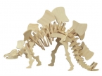 Динозавров 3D Деревянные Головоломки DIY Имитационная Модель Образования Детей Игрушки 3D Головоломки Дети Подарки Бесплатная Доставка