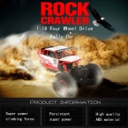  Прибытие 1/18 2.4 Г 4WD Rock Crawler RC Автомобиль с Дистанционным Управлением Радио Управления RC Игрушечных Автомобилей Подарок FCI #