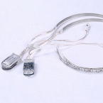 Водонепроницаемый LED String Свет USB Для Зарядки Аккумуляторных Батарейках 3 В SMD3528 RGB 60 СМ 24 СВЕТОДИОДНЫЕ Ленты Полоски для DIY Обувь подарок