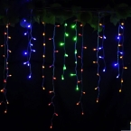 3.5 М 96 LED Сосулька Праздник Рождества Христова Света 9.4ft светодиодных снег занавес свет Рождество Свадьбы Украшение Партии