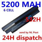 5200 МАЧ 6 cell Aspire One 532 h UM09H41 UM09H71 AO532h-2Bb AO532h-W123 UM09G75 UM09G41 NAV50 AO532h-2223 ноутбук notebook battery