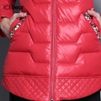 ICEbear  зима модный бренд одежды скидки в воспитать в себе мораль долго утка вниз пальто куртки женщины 66112-1