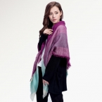 [VIANOSI] высокое качество плед шарф женщины Сгущает Мягкая Зима шарф Мода Платки и Шарфы DS033