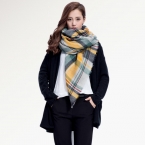 [ VIAONS ]  известная марка шарф женский зима мода шарф женщин теплые платок плед шерстяной шарф  VS005