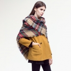 [ VIAONS ]  новые шарф зима женщин мода люксовый бренд плед шарф женский VS004