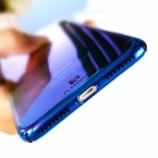FLOVEME роскошный Плакировкой синий-луч света градиент цвета Чехол для айфона 7  7 плюс 6 6S плюс 4.7and5.5 Ультра прозрачная гель задняя крышка