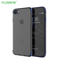 Floveme оригинал для iPhone 7 Plus Прозрачный чехол для iPhone 6 6 S плюс роскошный покрытие телефон чехлы для iphone 7 крышка кремния