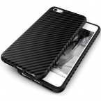 Роскошные элегантные Высокое качество углеродного волокна Мягкий чехол для iPhone 5 5S SE Кожа 3D текстура Шин Защитник чехол для iPhone SE