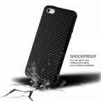 Роскошные элегантные Высокое качество углеродного волокна Мягкий чехол для iPhone 5 5S SE Кожа 3D текстура Шин Защитник чехол для iPhone SE