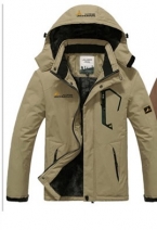 Популярная брендовая зимняя куртка мужчин плюс Размеры бархат теплый ветер парка с капюшоном зимнее пальто для мужчин JK368