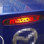 Новые стайлинга автомобилей покрытие автомобиля Protector углеродного Волокно винил Стикеры стоп люк обратно украшения для Mazda 3