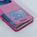 Роскошный кожаный флип чехол для Samsung Galaxy S8 S7 Edge S6 A3 A5  J5 J1 Mini  C8 J7 плюс крышка Вид из окна держатель Чехол