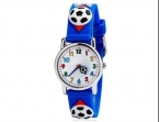 Детский мультфильм Часы Футбол детей Силиконовые часы кварцевые Мода Водонепроницаемый детские наручные Наручные часы